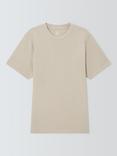 John Lewis Crew Neck Cotton T-Shirt, Chateaux Gray