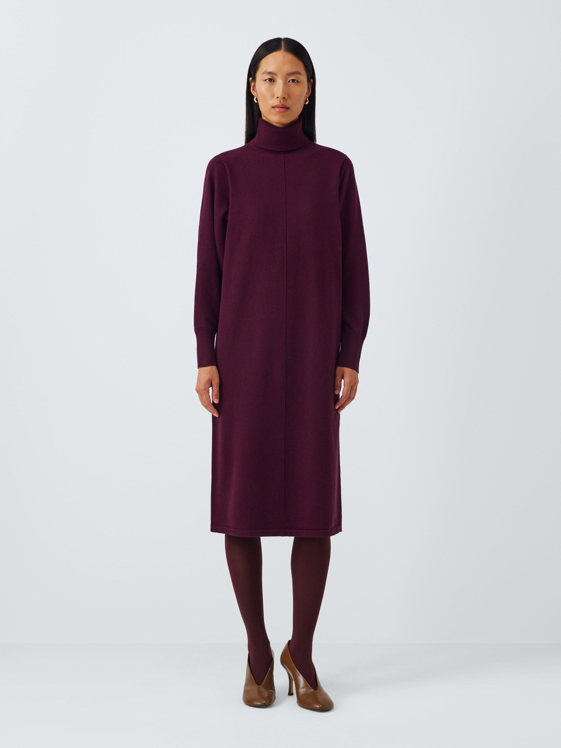 John Lewis Turtle Neck Midi Jumper Dress