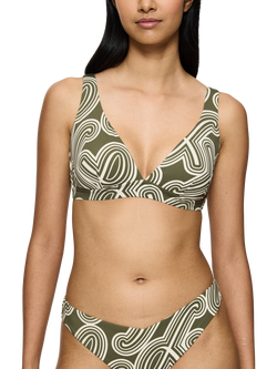 Triumph Flex Smart Summer Plunge Bikini Top, Light Green, Light Green