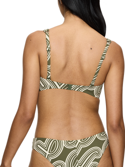 Triumph Flex Smart Summer Plunge Bikini Top, Light Green - view 2, Light Green