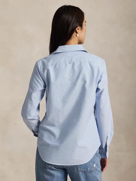 Polo Ralph Lauren Slim Fit Oxford Shirt, Light Blue - view 2, Light Blue