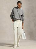 Polo Ralph Lauren Lightweight Fleece 1/4 Zip Sweatshirt, Grey