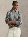Polo Ralph Lauren Lightweight Fleece 1/4 Zip Sweatshirt, Grey