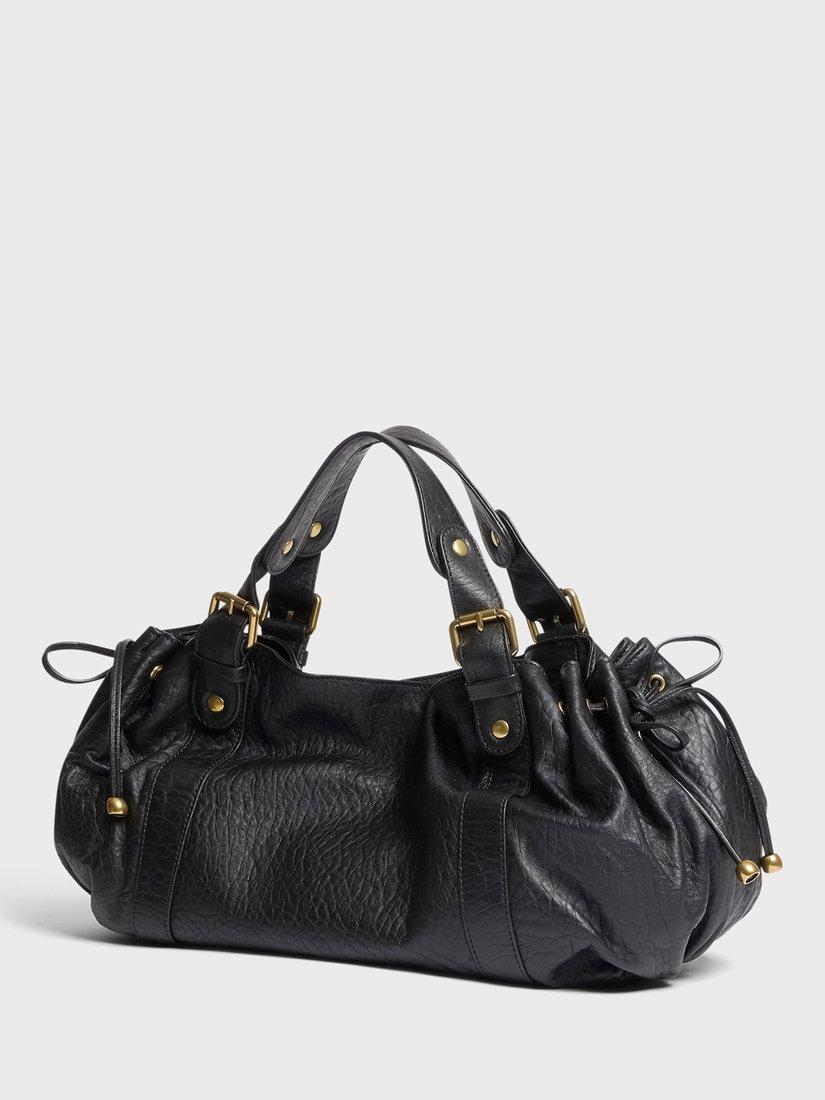 Product image 2 of 4, which shows Gerard Darel 24H Pure Leather Duffel Bag, Black, One Size