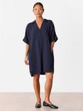 Whistles Petite Melanie Mini Dress, Navy