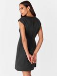 Whistles Twist Detail Mini Dress, Black