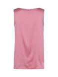 MOS MOSH Astrid Silk Rich Vest Top, Mid Green, Cashmere Rose