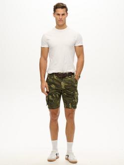 Superdry Core Camo Cargo Shorts, Green, Green