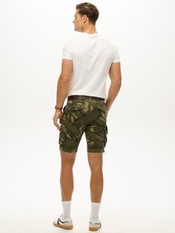 Superdry Core Camo Cargo Shorts, Green - view 2, Green