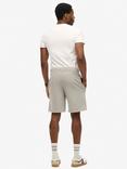 Superdry Plain Shorts, Lauren Navy, Grey Marl