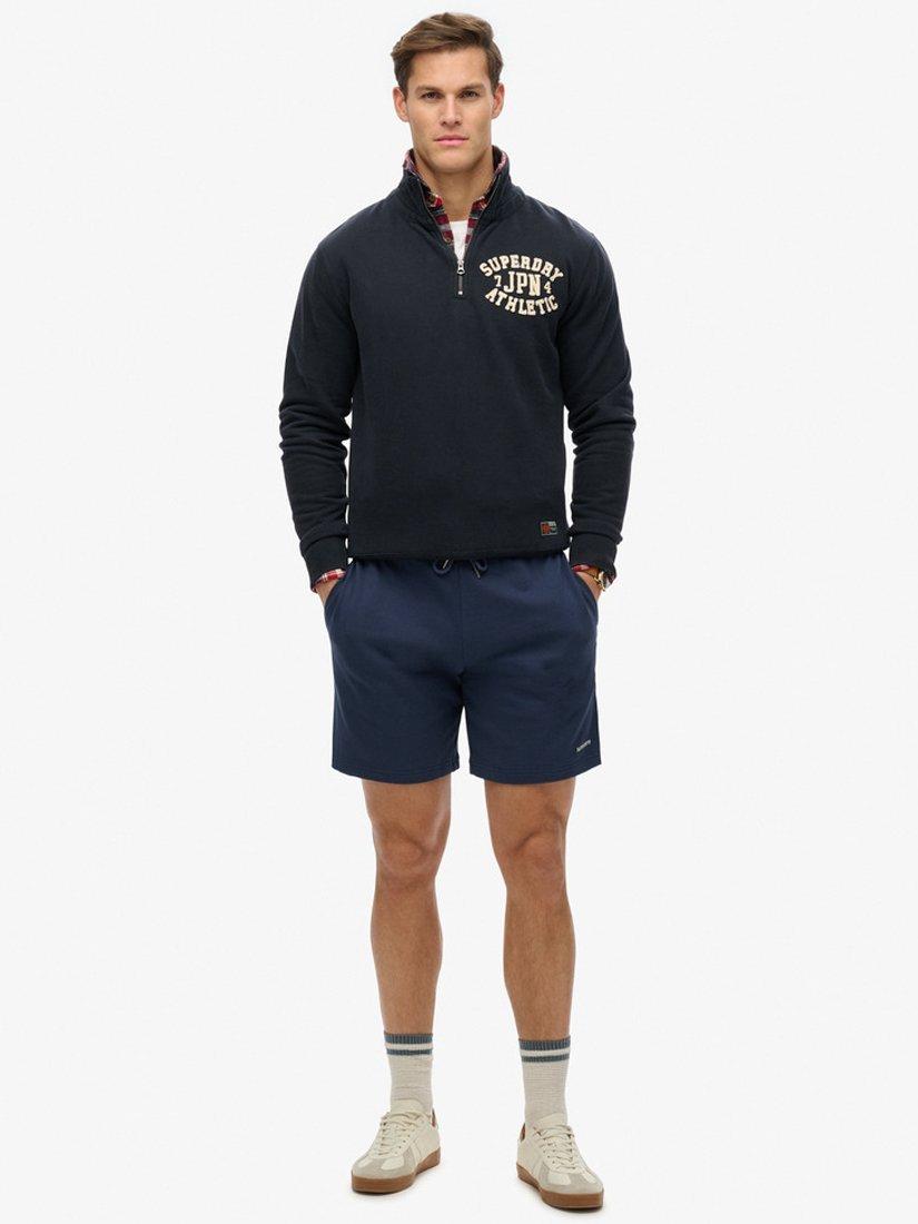 Product image 1 of 5, which shows Superdry Plain Shorts, Lauren Navy, S