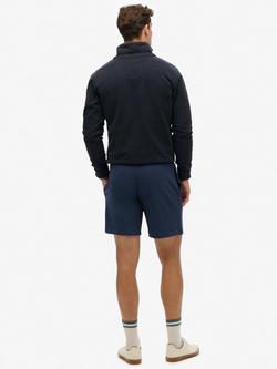 Superdry Plain Shorts, Lauren Navy - view 2, Lauren Navy