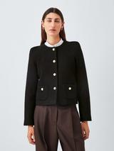 Hobbs Marie Tweed Jacket, Navy