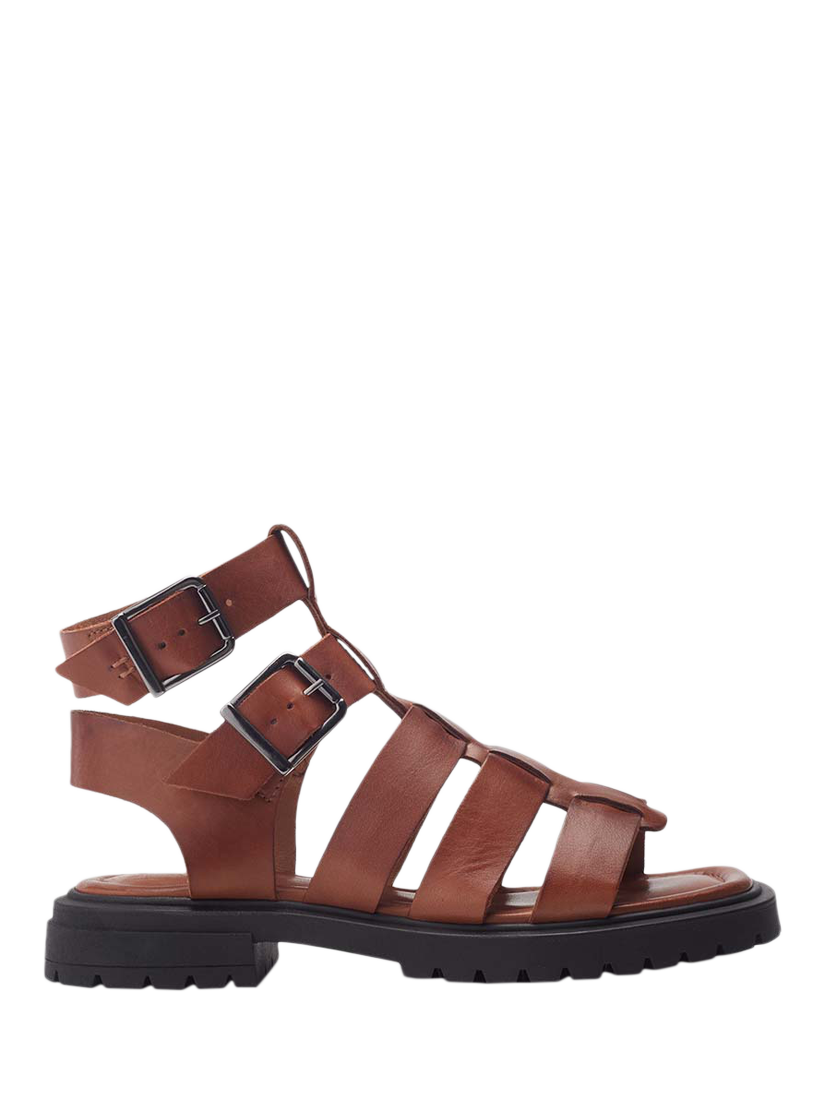 Moda in Pelle Shoon Inland Leather Gladiator Sandals, Tan