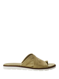 Moda in Pelle Shoon  Malmo Leather Mule Slider Sandals, Khaki