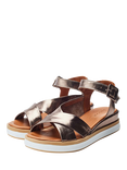 Moda in Pelle Shoon Meade Leather Sandals, Pewter