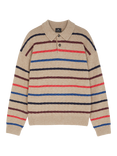 Paul Smith Stripe Wool Blend Polo Shirt