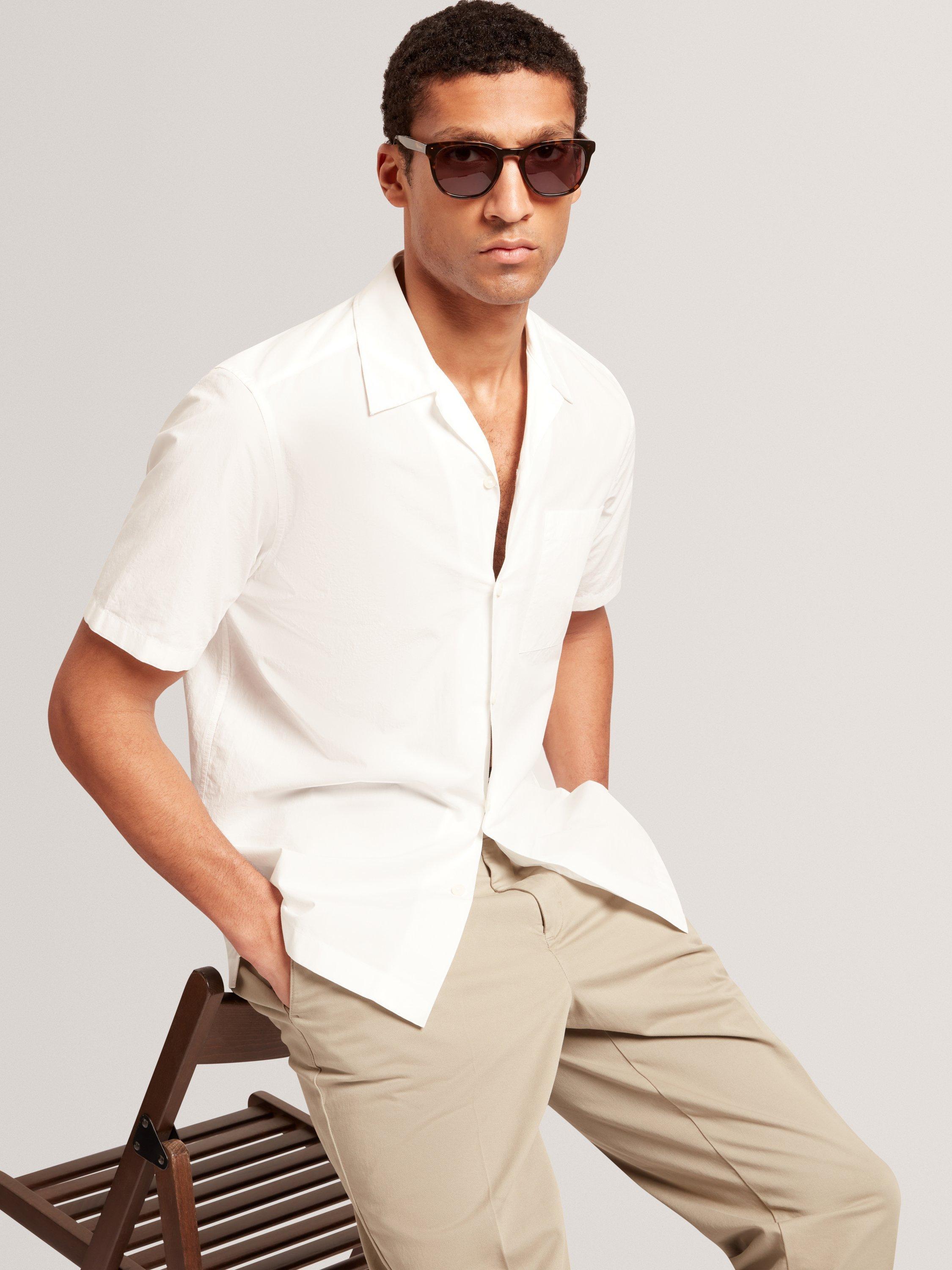 Product image 2 of 11, which shows Ted Baker Radclyf Cotton Regular Fit Shirt, White, S