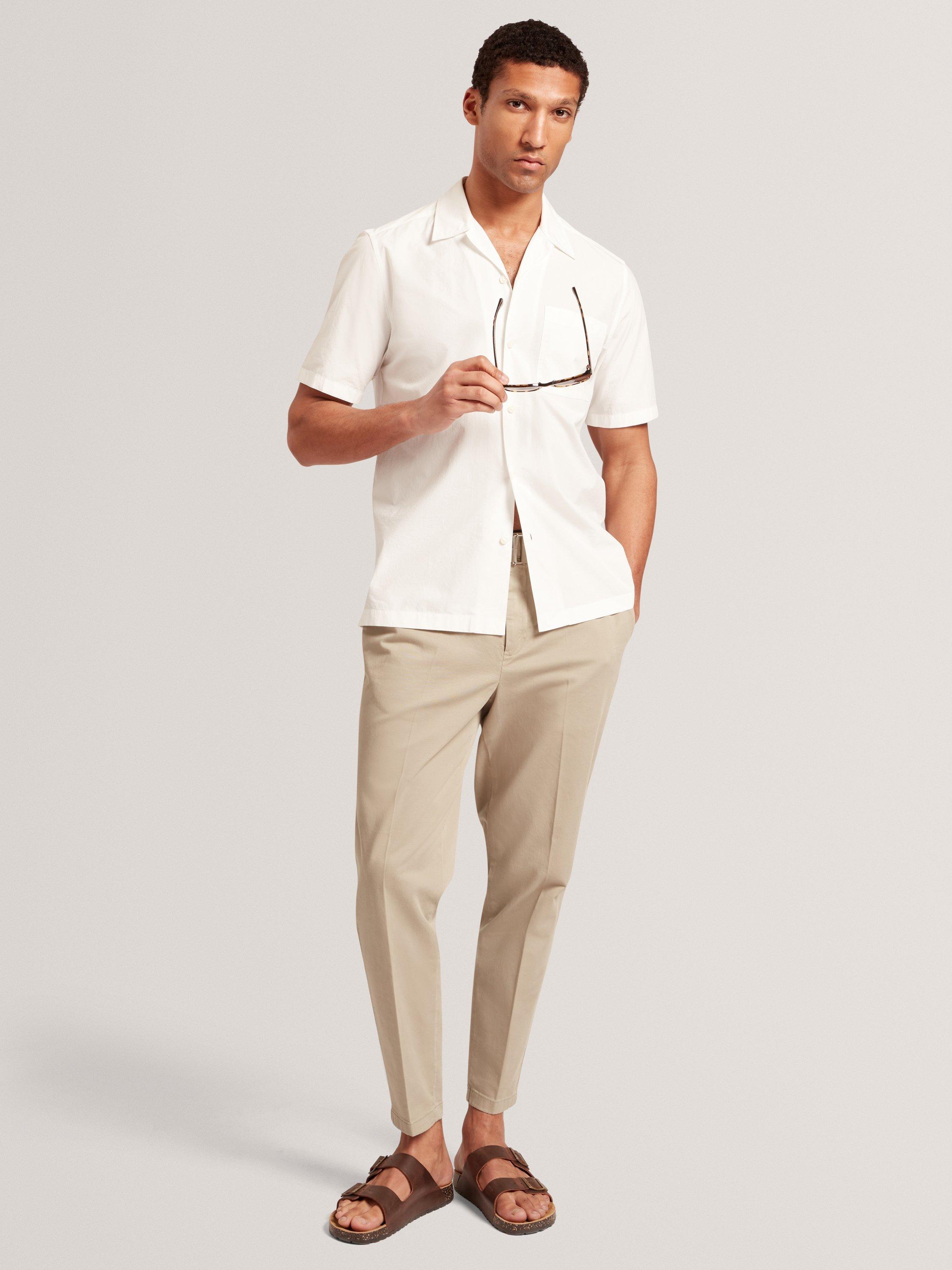 Product image 4 of 11, which shows Ted Baker Radclyf Cotton Regular Fit Shirt, White, S