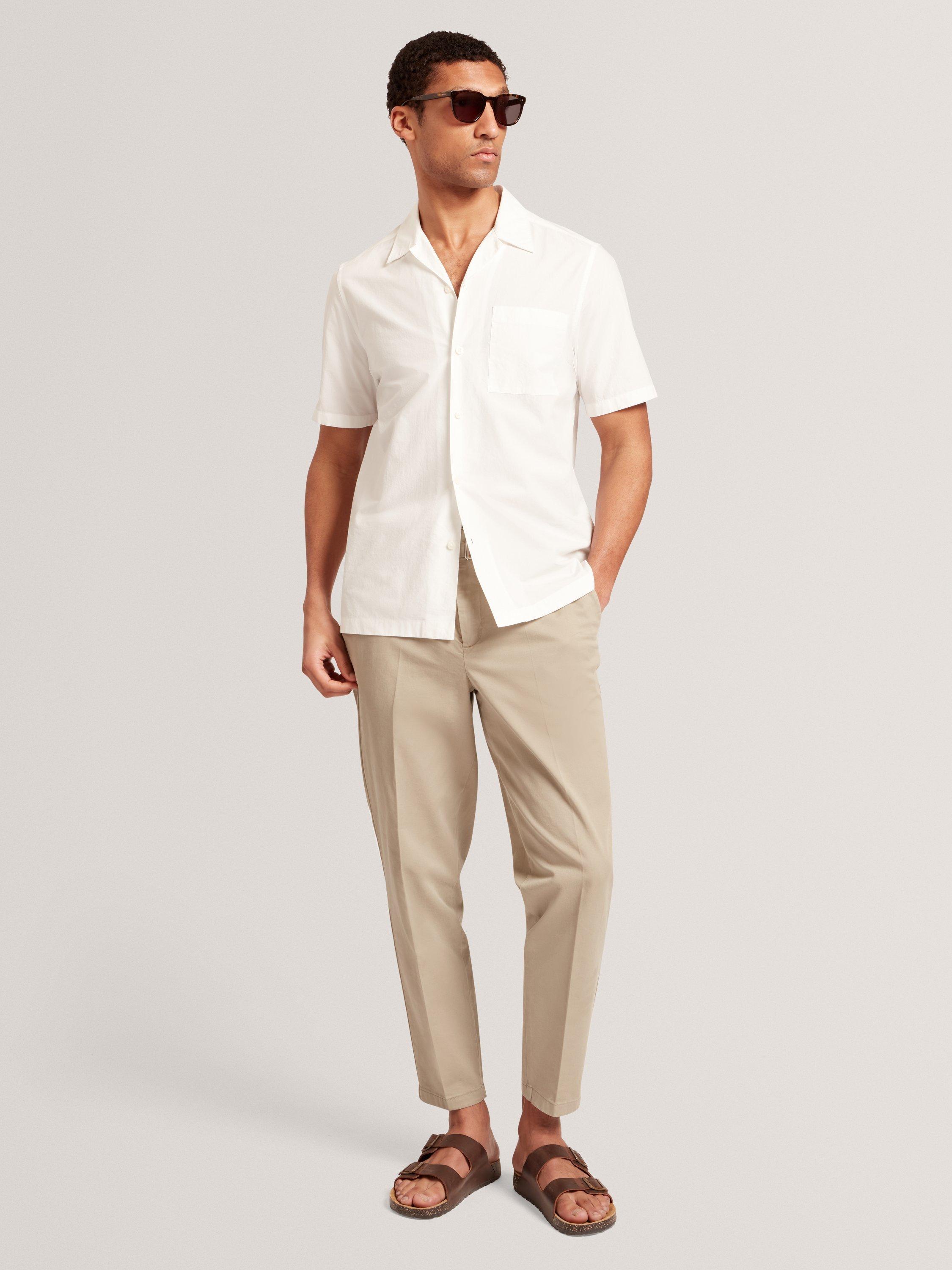 Product image 6 of 11, which shows Ted Baker Radclyf Cotton Regular Fit Shirt, White, S