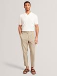 Ted Baker Armodo Tapered Tailored Trousers, Khaki