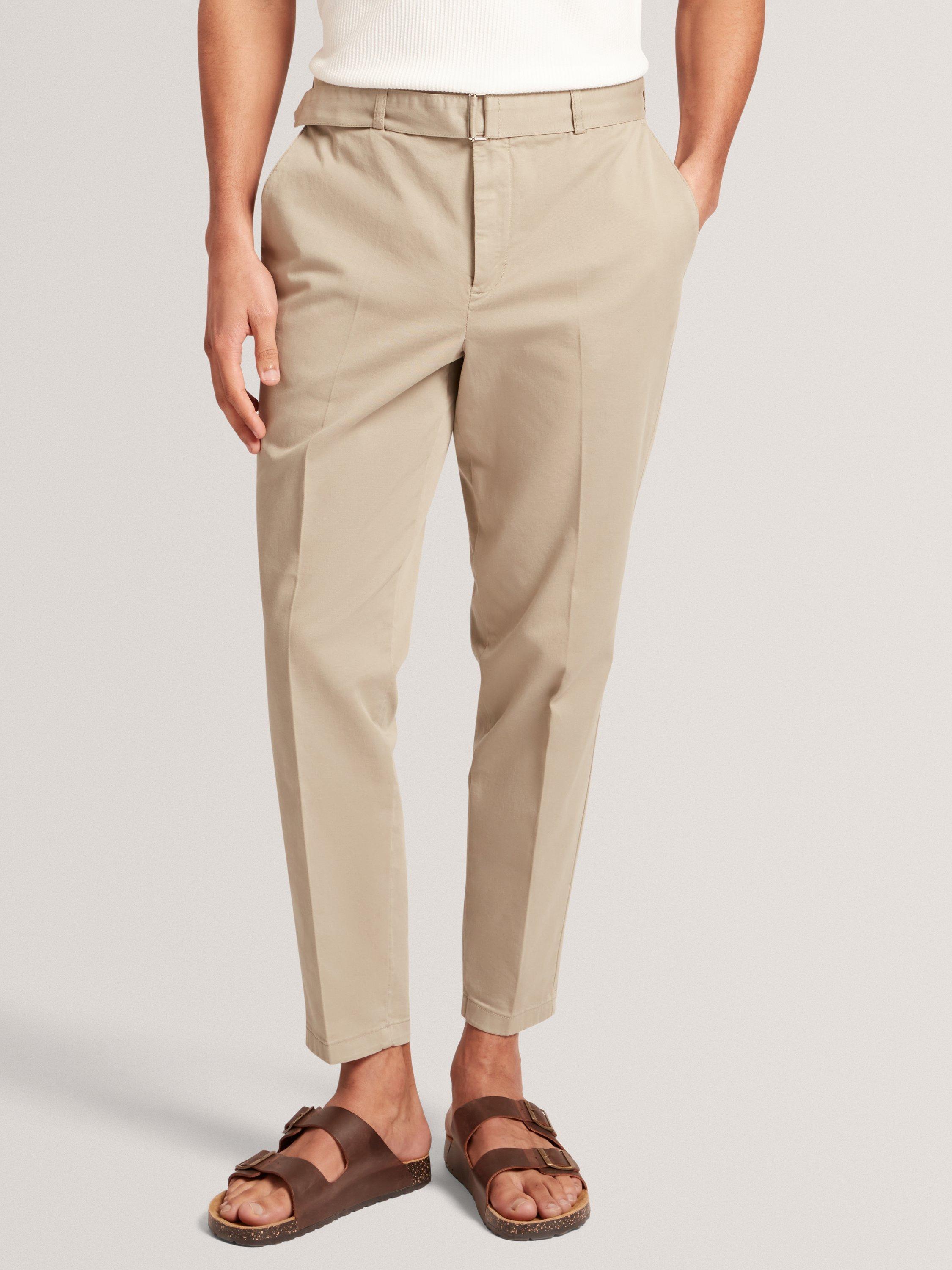 Product image 2 of 7, which shows Ted Baker Armodo Tapered Tailored Trousers, Khaki, 30R