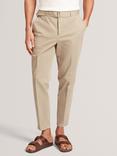 Ted Baker Armodo Tapered Tailored Trousers, Khaki