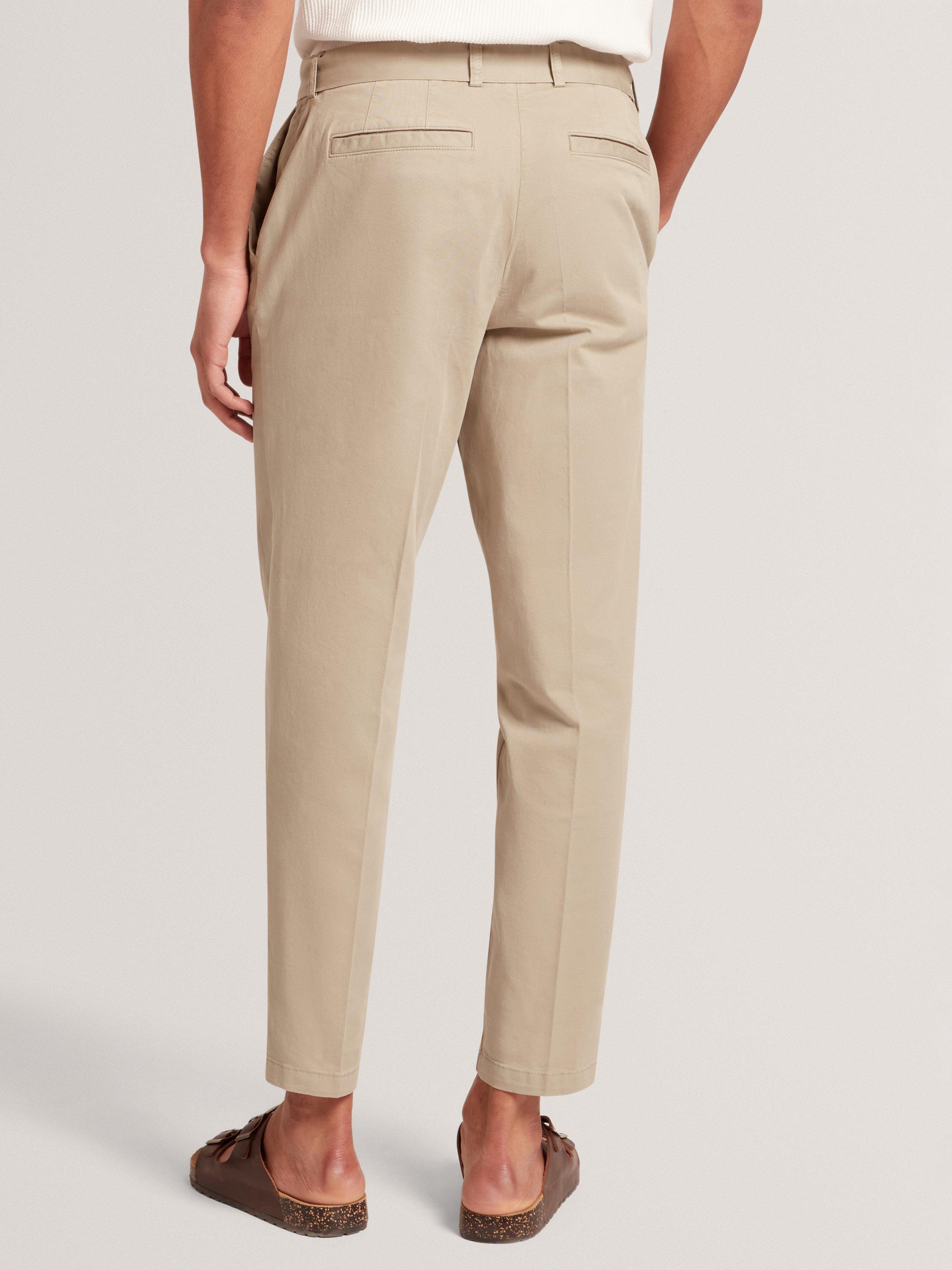Product image 5 of 7, which shows Ted Baker Armodo Tapered Tailored Trousers, Khaki, 30R