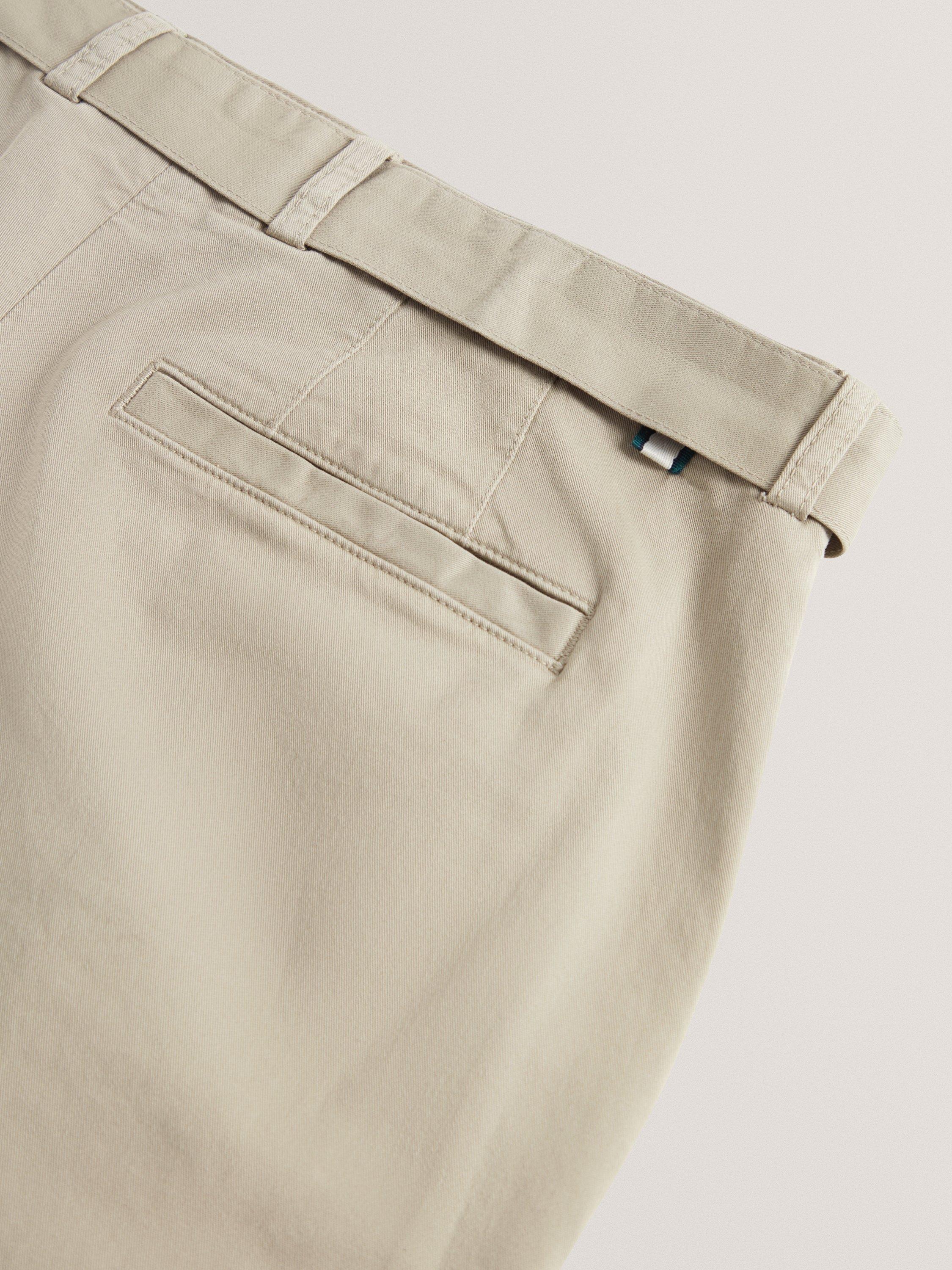Product image 6 of 7, which shows Ted Baker Armodo Tapered Tailored Trousers, Khaki, 30R