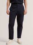Ted Baker Danite Cotton Stretch Tapered Trousers, Navy