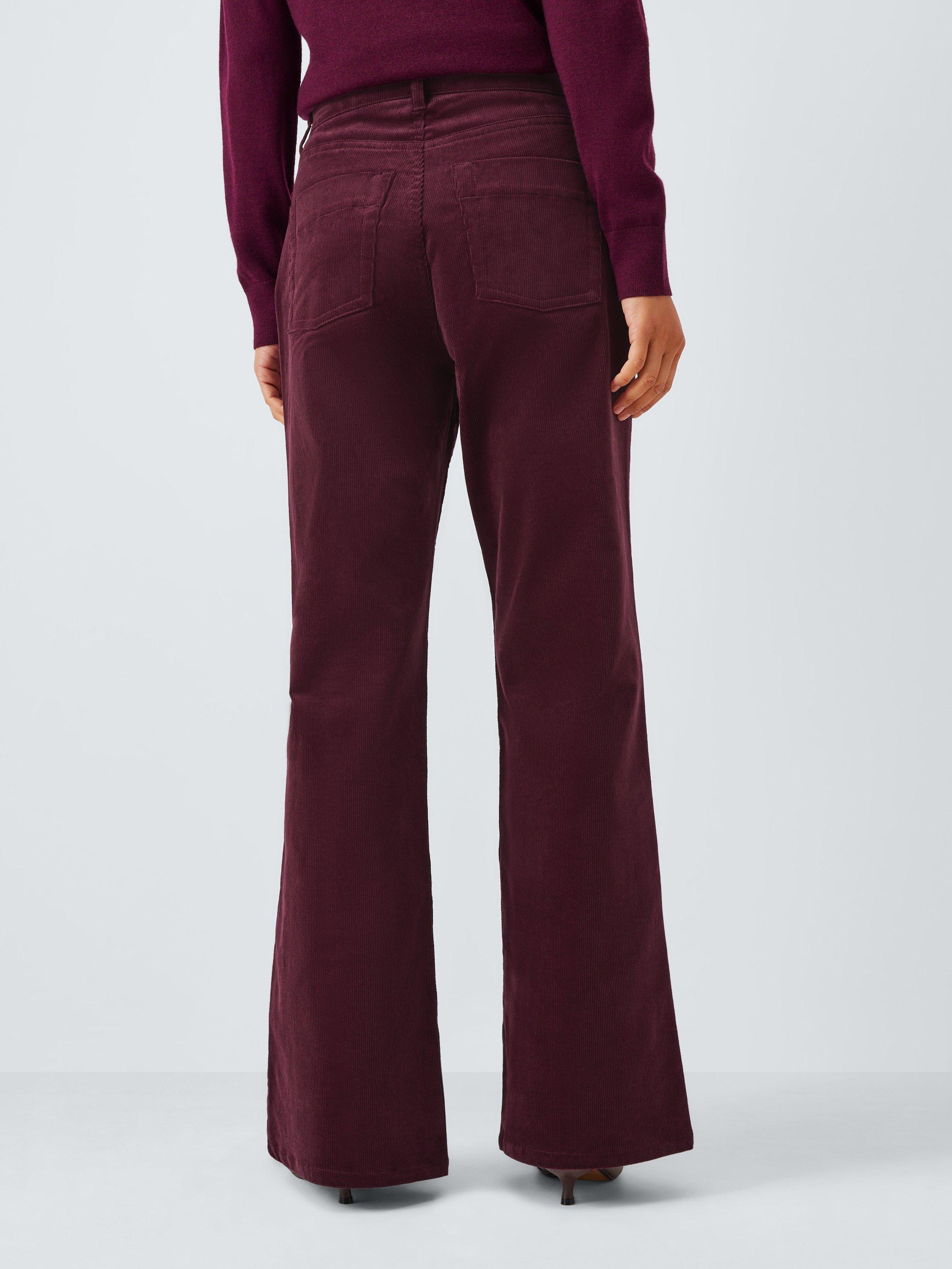 Product image 2 of 6, which shows John Lewis Flared Corduroy Trousers, Fig, 12