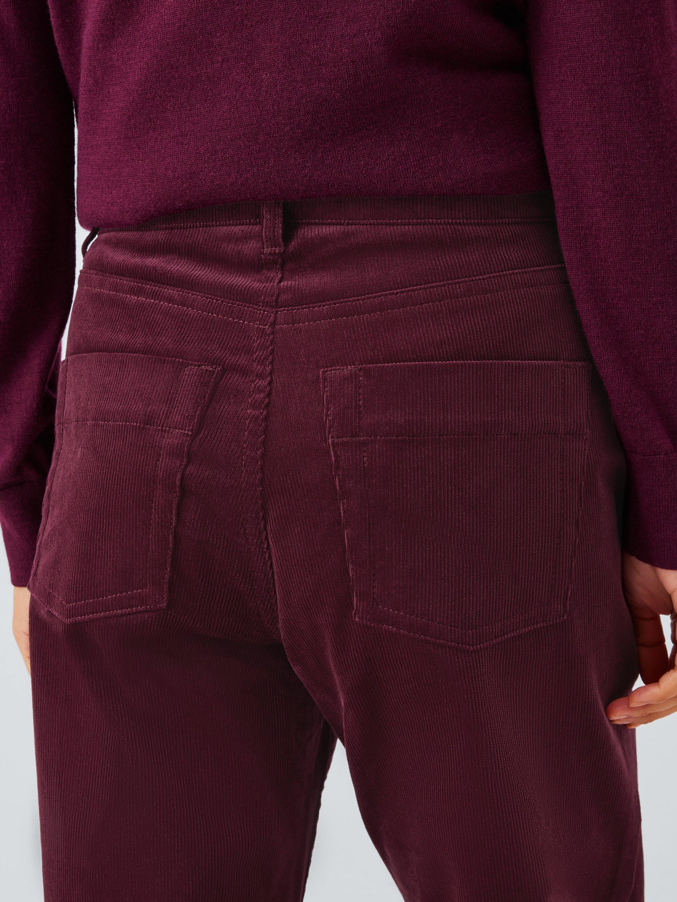 Product image 5 of 6, which shows John Lewis Flared Corduroy Trousers, Fig, 12