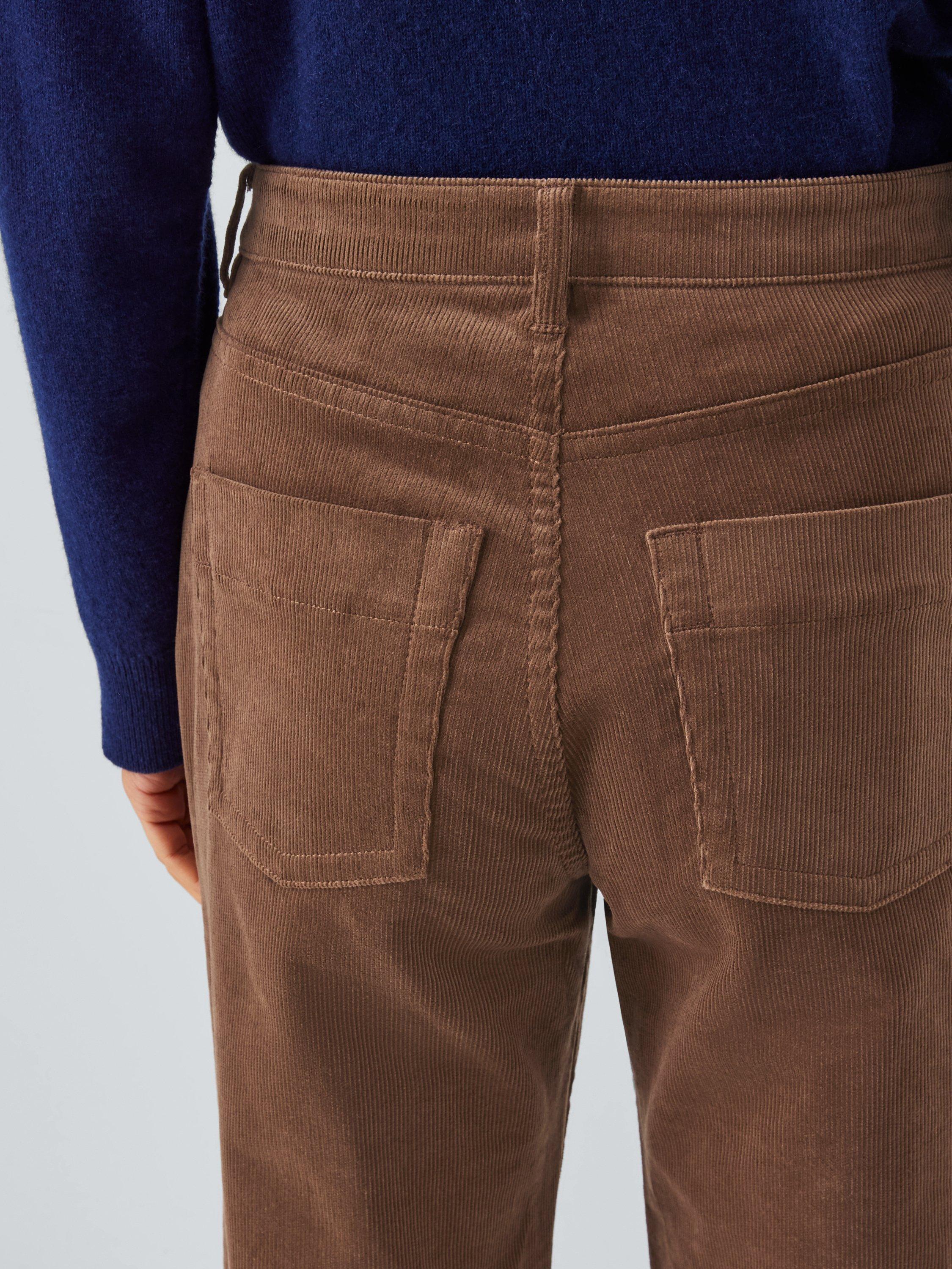 Product image 6 of 6, which shows John Lewis Flared Corduroy Trousers, Taupe, 8