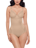 Miraclesuit Sexy Sheer Padded Cup Bodysuit, Warm Beige, Warm Beige