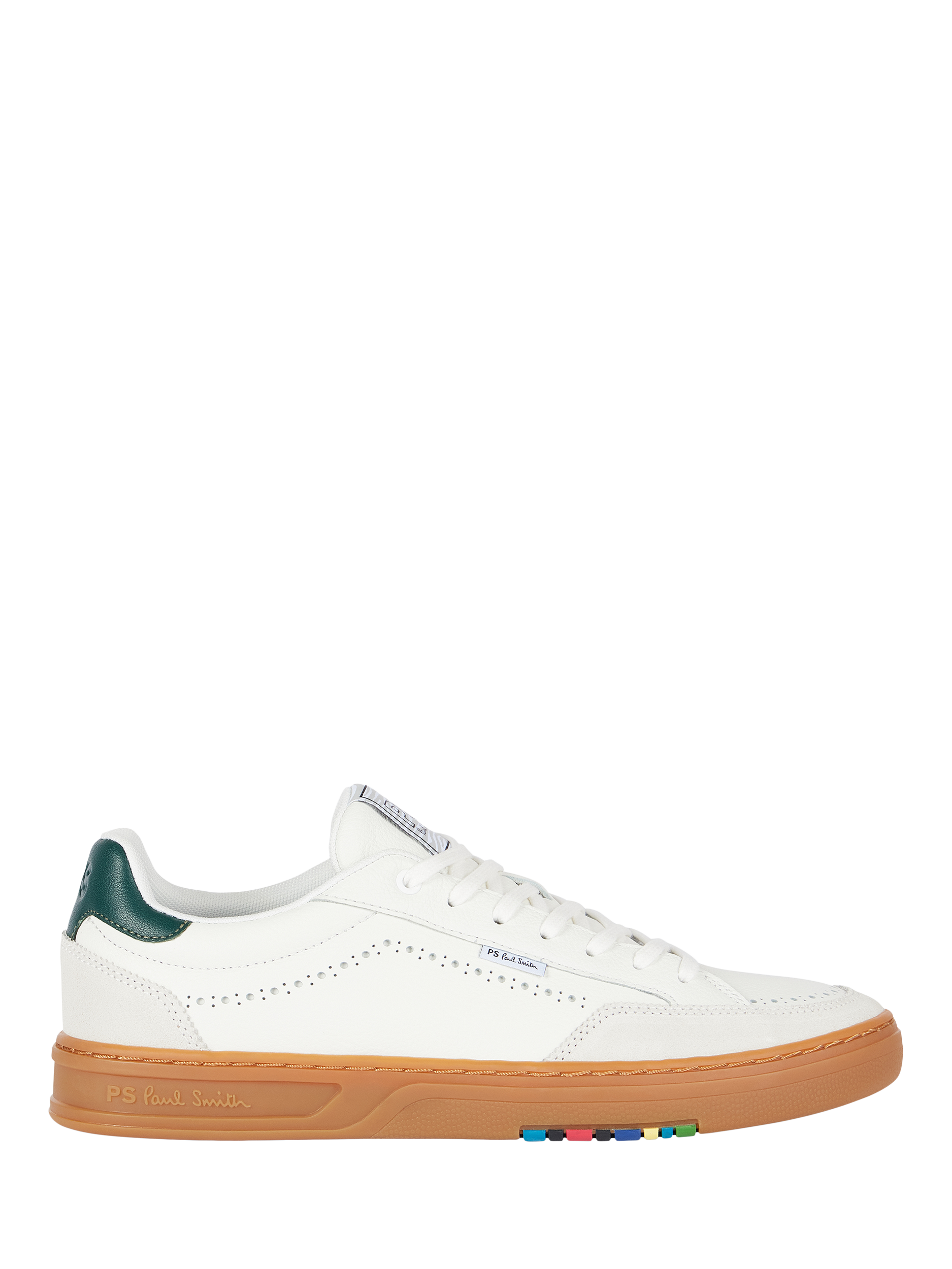 Paul Smith Lace Up Leather Trainers, White