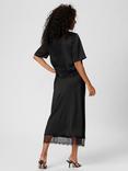 KAFFE Hilda Lace Trim Blouse, Black