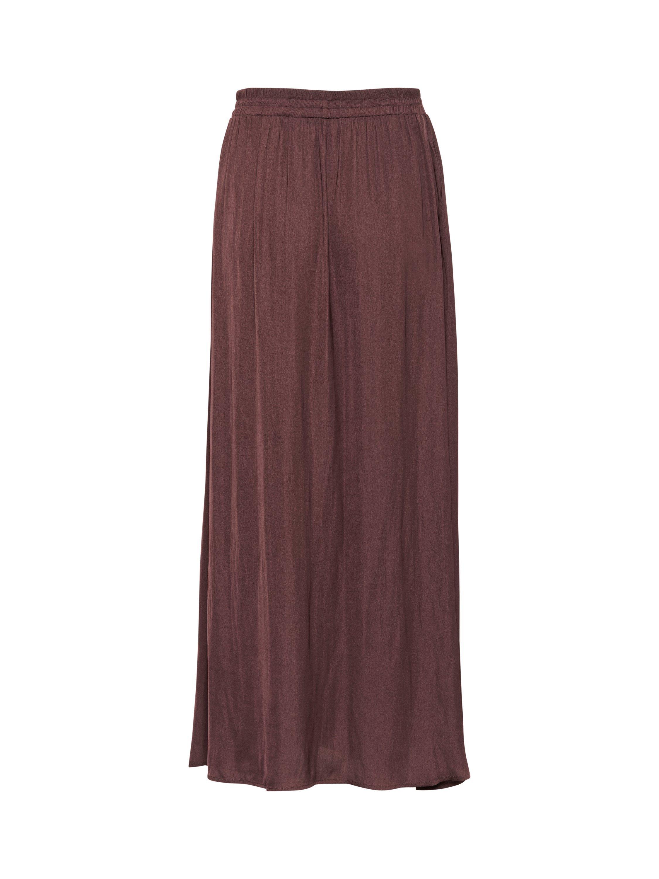 Product image 6 of 6, which shows KAFFE Allie Elasticated Waist Maxi Skirt, Mid Red, 10
