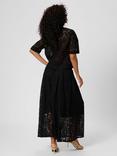 KAFFE Nomi Lace Maxi Skirt, Black