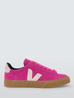 VEJA Campo Suede Trainers, Pink/Multi, Pink/Multi