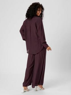 KAFFE Anja Shirt, Mid Red - view 2, Mid Red