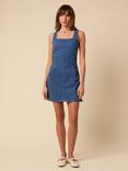 Nobody's Child Delta Sleeveless Denim Mini Dress, Blue