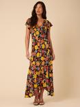 Nobody's Child Loubelle Cap Sleeve Floral Print Midi Dress, Multi