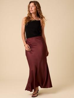 Nobody's Child Olivia Maxi Skirt, Brown, Brown