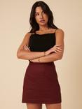 Nobody's Child Pelmet Mini Skirt, Brown