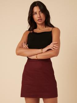 Nobody's Child Pelmet Mini Skirt, Brown, Brown