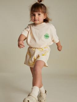 Claude & Co Kids' Zuna Lemon Cotton T-Shirt, Soft Cream, Soft Cream