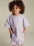 Claude & Co  Kids' Edie Cotton Fruit Print T-Shirt, Lilac