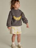 Claude & Co Kids' Lori Cotton Knit Banana Jumper, Grey