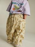 Claude & Co Kids' Rian Cotton Banana Trousers, Off-white