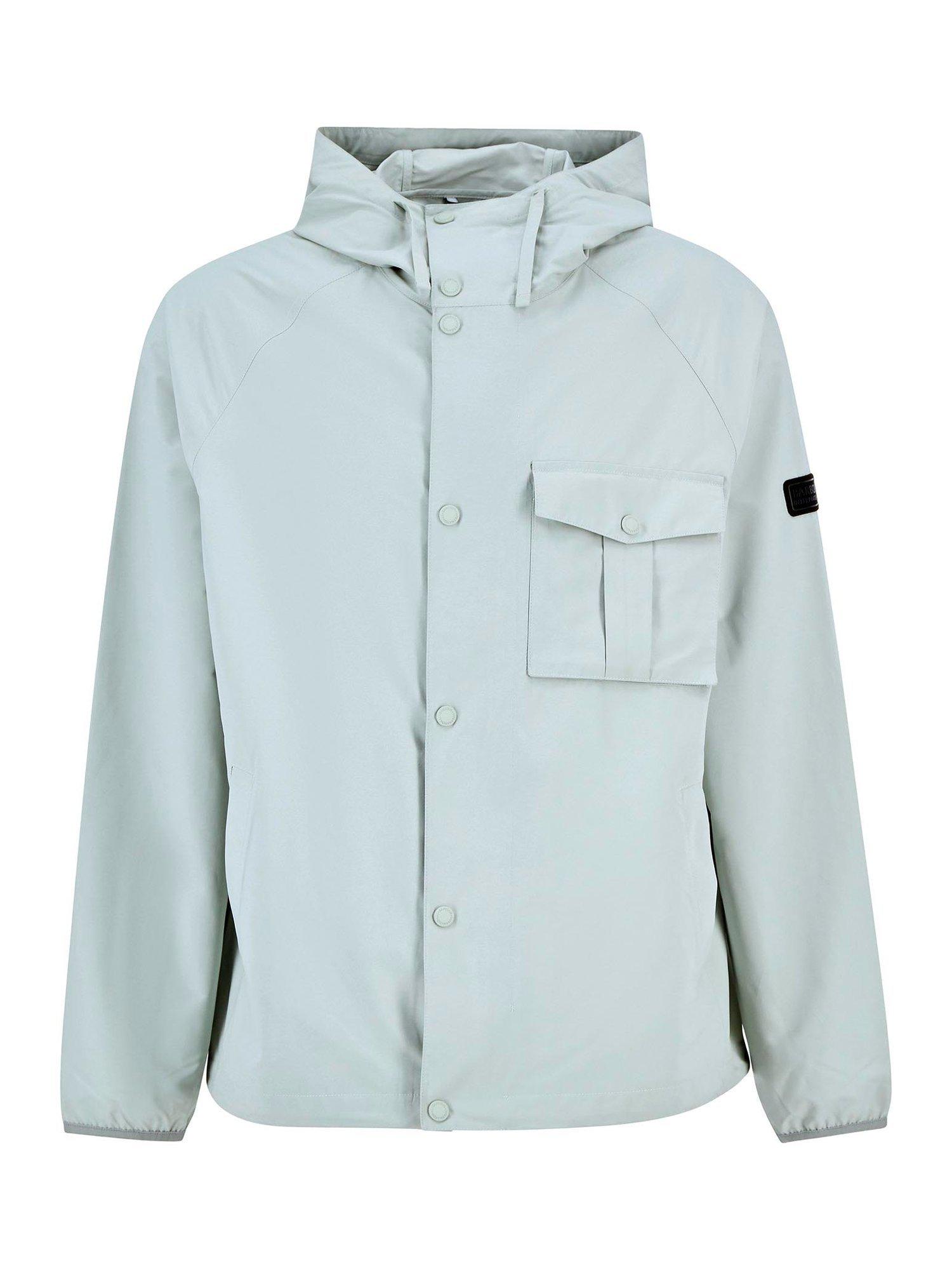 Product image 4 of 8, which shows Barbour International Ashkirk Showerproof Jacket, Mineral Grey, S